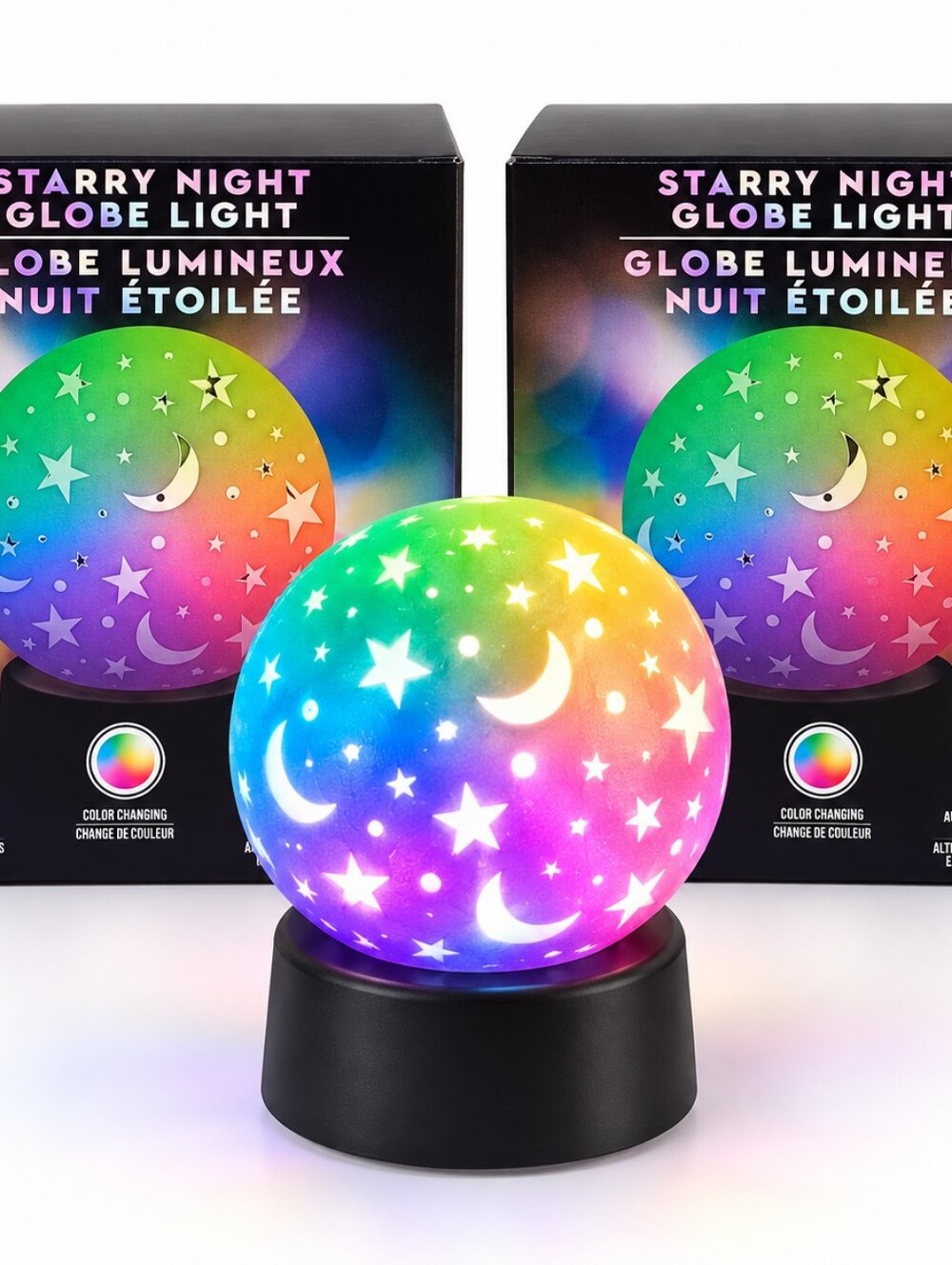 STARRY NIGHT GLOBE LIGHT COLOR CHANGING 2x